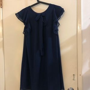 Soprano Navy Medium Flowy Dress